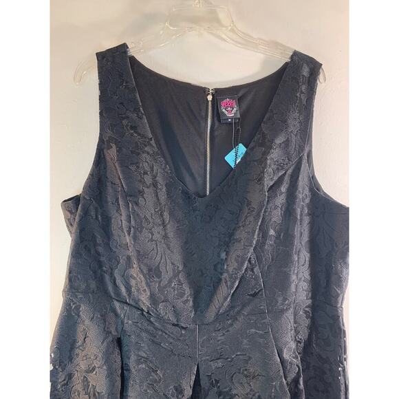 REBEL WILSON BY TORRID Women’s Black Jacquard Tank Skater Dress / Size: 18 - Picture 4 of 10